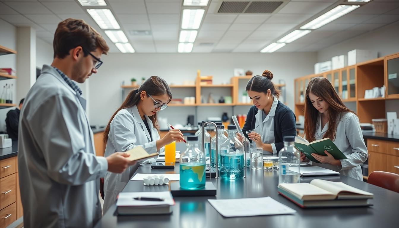 Modern university campus for students