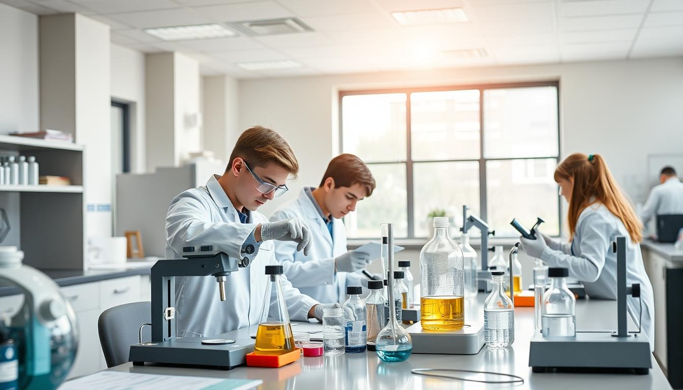 Structured study materials and learning resources on a desk